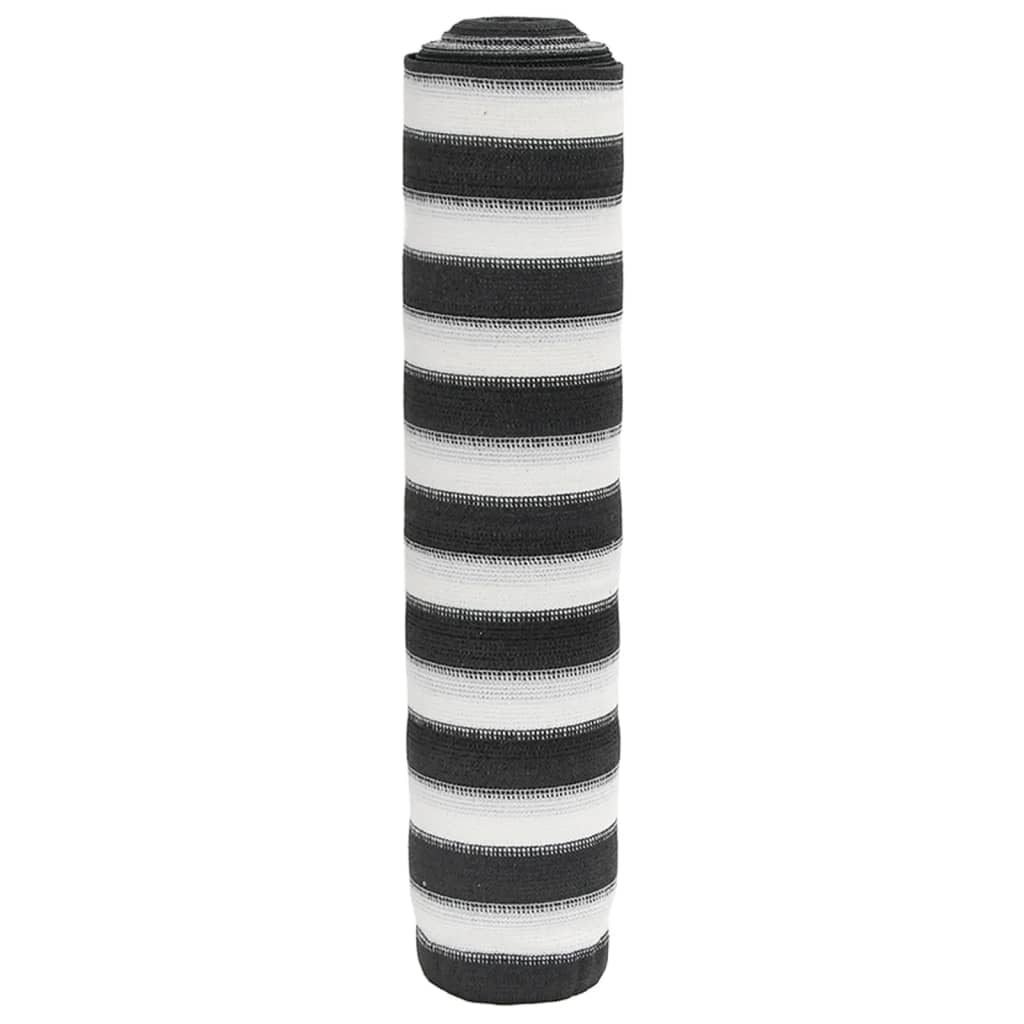 Vidaxl Red De Privacidad Hdpe Gris Antracita Y Blanco 2x50 M 75 G/m²_0