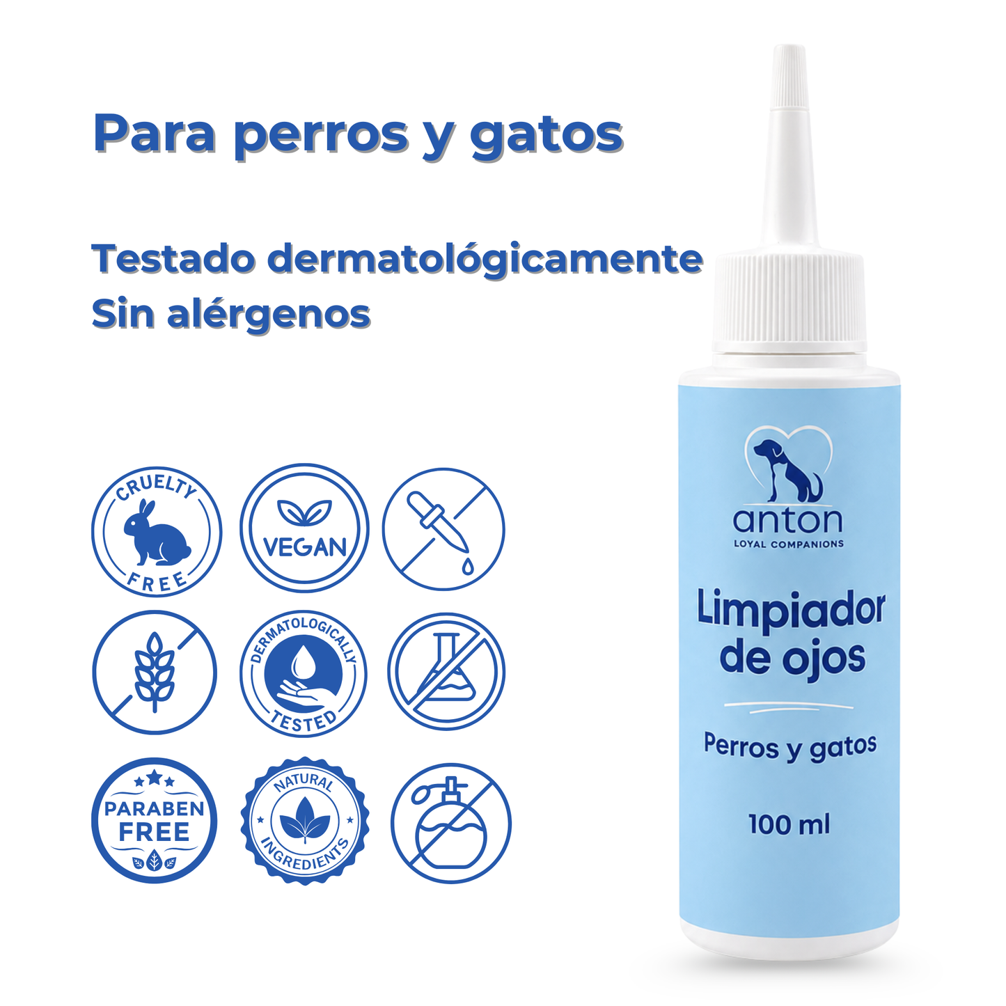 Limpiador natural para la higiene ocular de perros y gatos – 100 ml_5