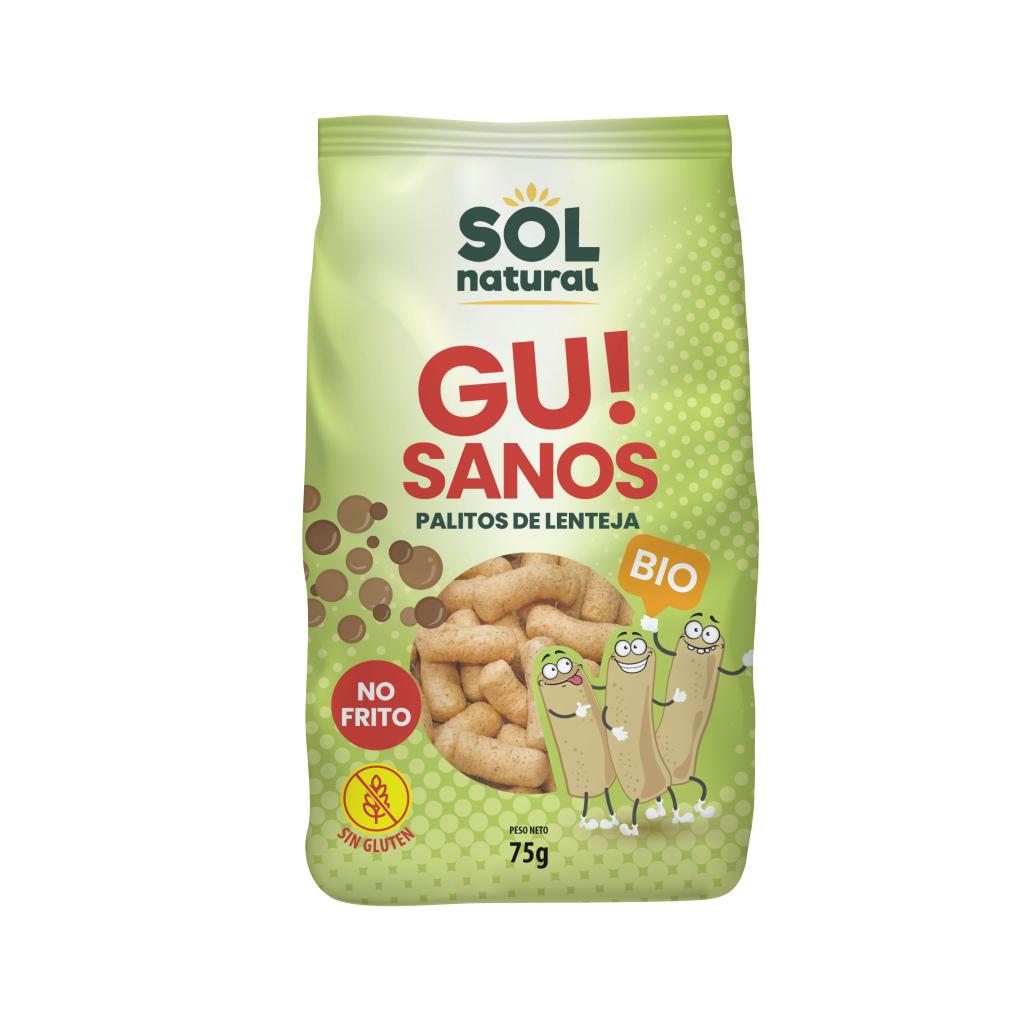 Vermes Gu Saudáveis ​​da Organic Sol Natural Lentilhas 75 g