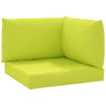 Vidaxl Cojines Para Palets 3 Unidades Tela Oxford Verde Claro