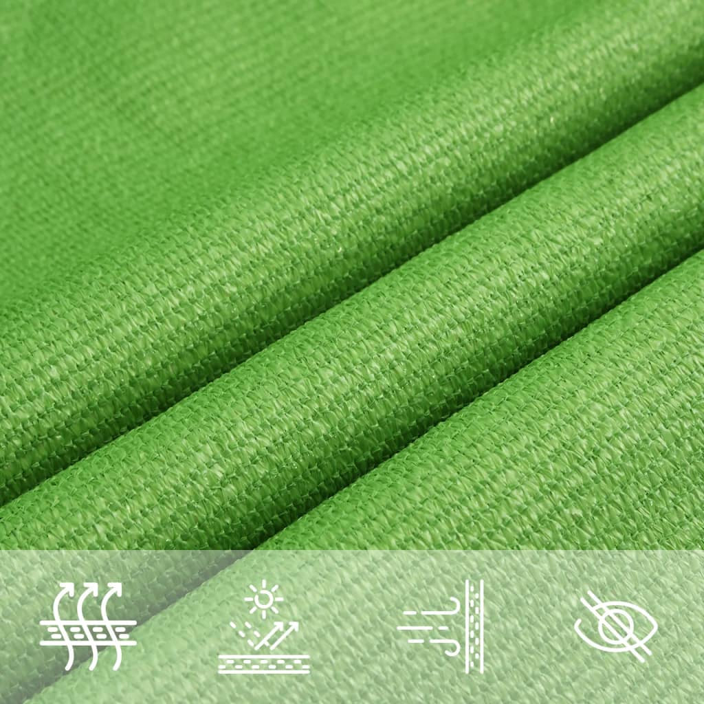Vidaxl Toldo De Vela Hdpe Verde Claro 160 G/m² 4x4 M_4