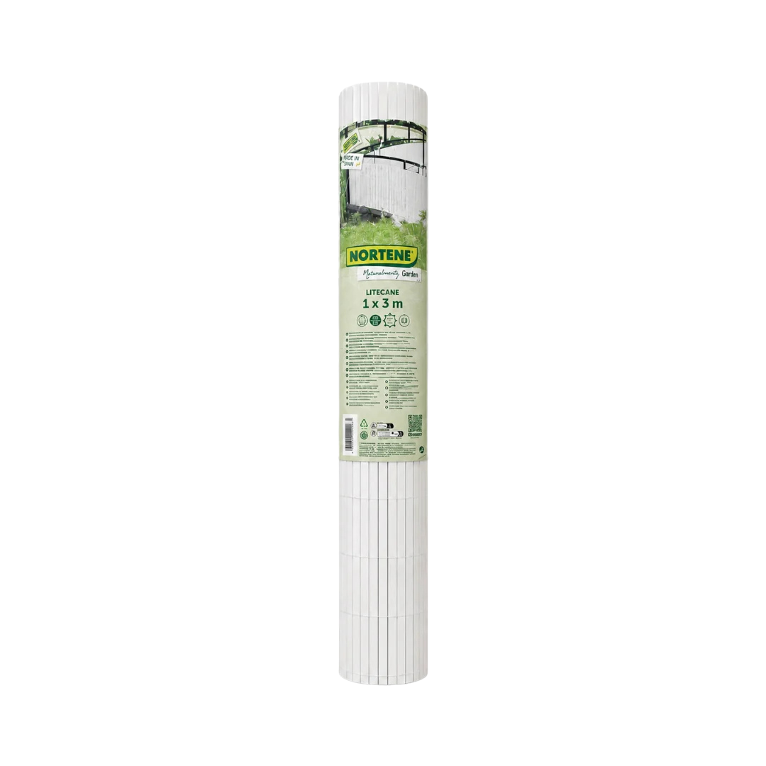Cañizo Pvc Lite D/c 16mm Blanco - Ideal Para Jardines 1,5x3 M / Multicolor_0
