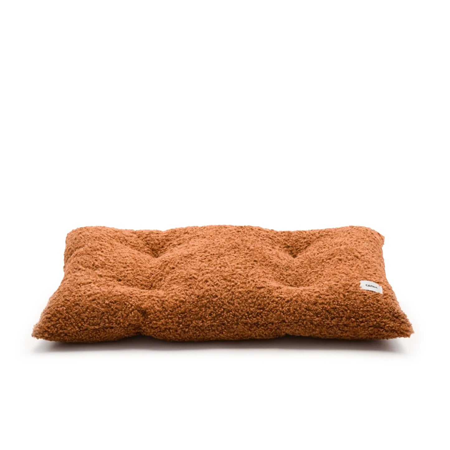 Cafide Cojín De Material Reciclado Para Perro Con Tejido Estilo Borreguito Mostaza. Modelo Bela._0