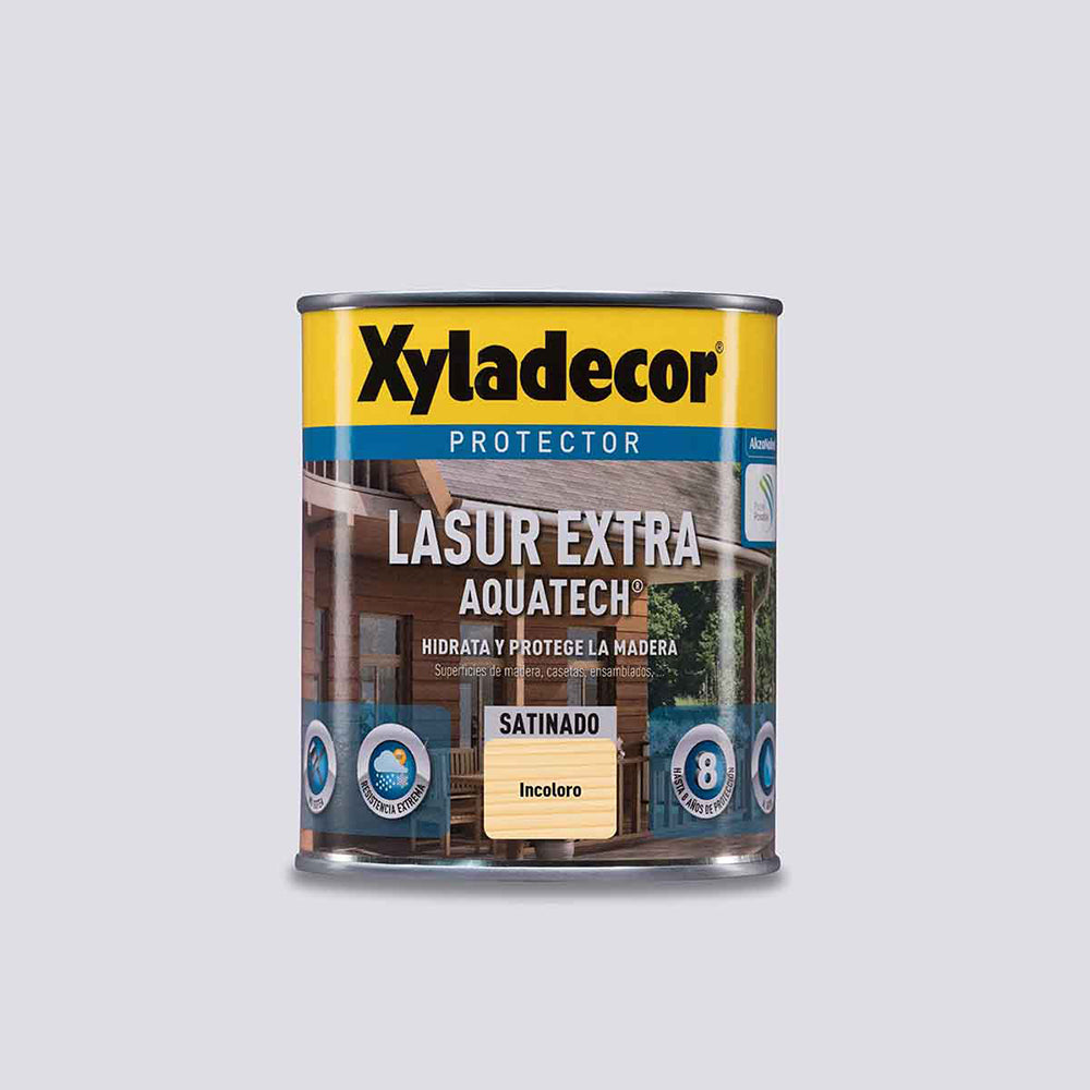 Protector Lasur Extra Satinado Aquatech - 2,5 L - Teca_0