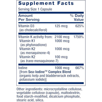 Vitamins D And K With Sea-iodine 60 Caps_1