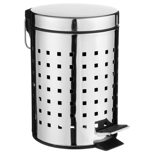Cubo Pedal De Acero Inoxidable 3l Cube 24,5x17x17 Cm_0