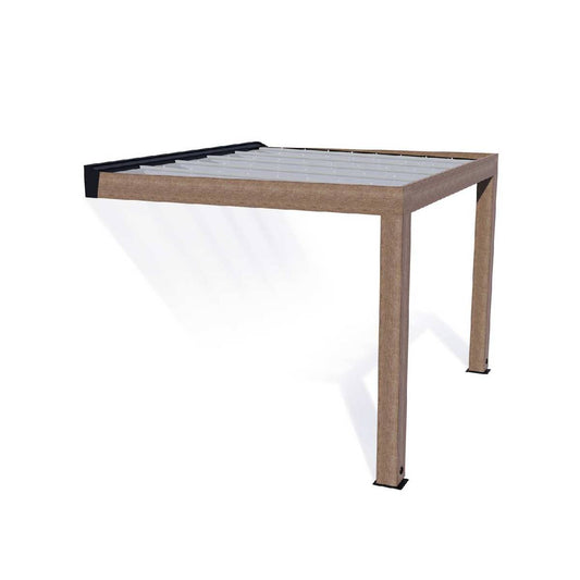 Pérgula anexa em madeira de cedro de Helsínquia 300x340 cm Canopia