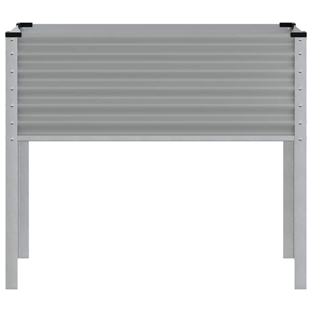 Jardinera De Acero Gris 100x45x90 Cm_3