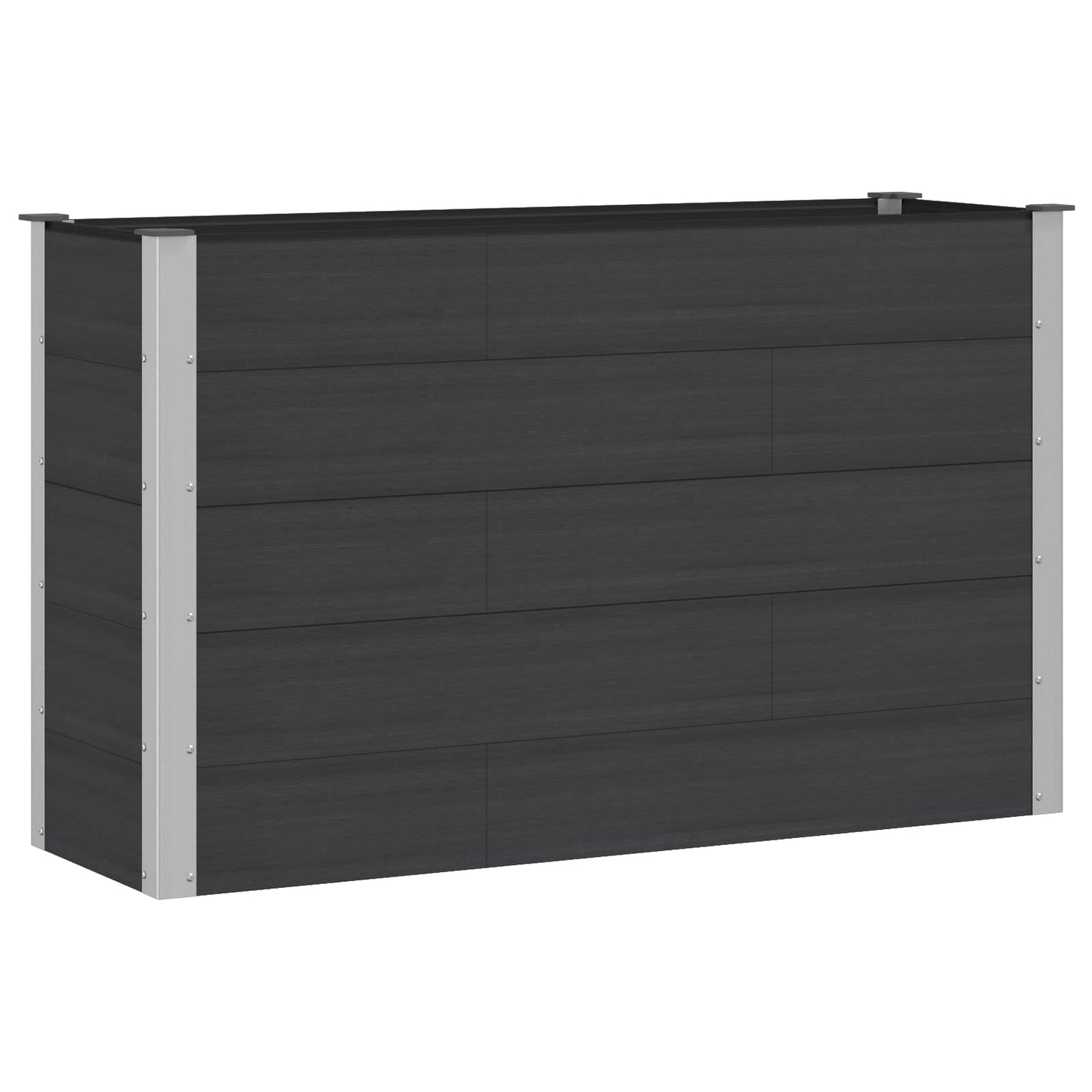 Arriate Elevado Negro 150 X 50 X 91 Cm_0
