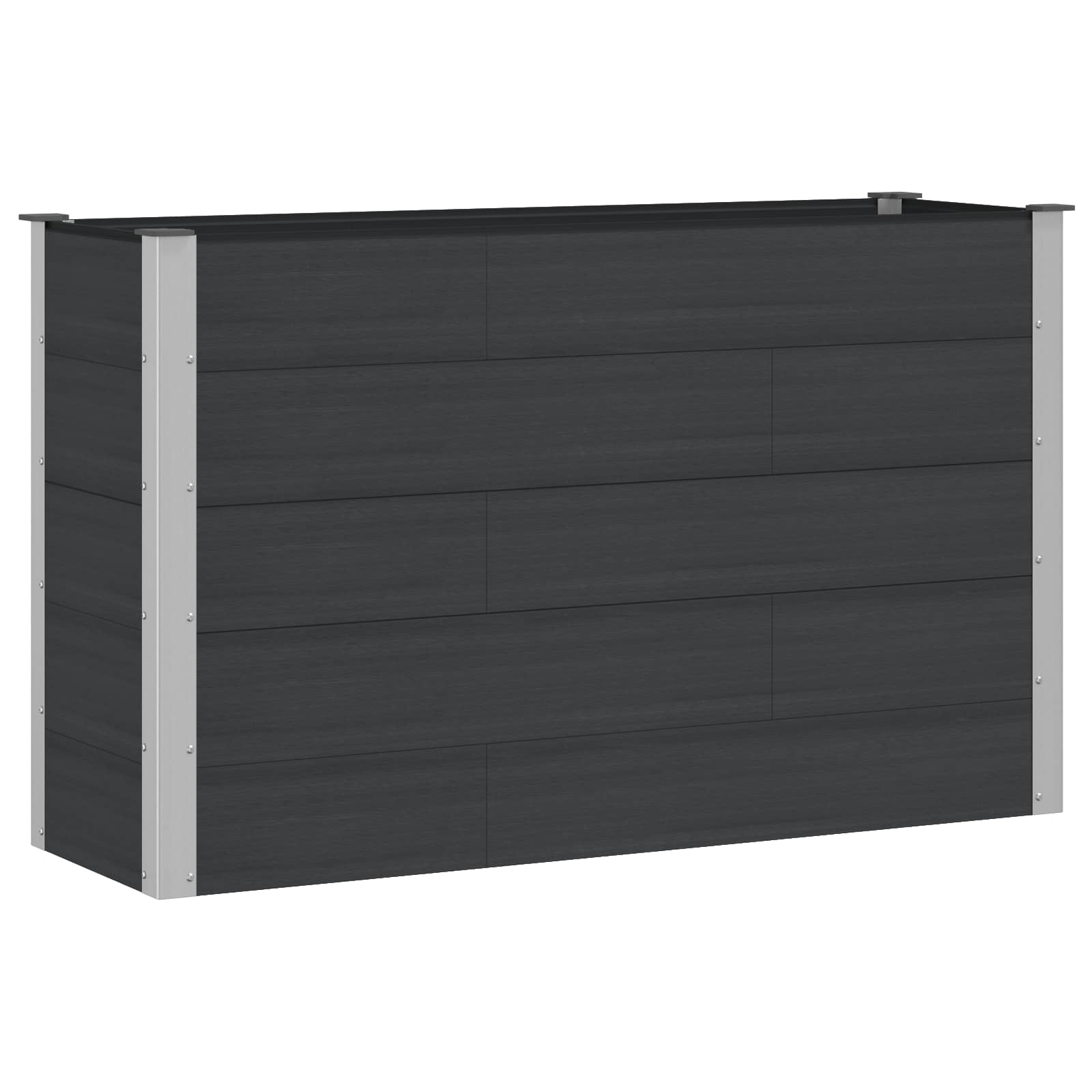 Arriate Elevado Negro 150 X 50 X 91 Cm_0