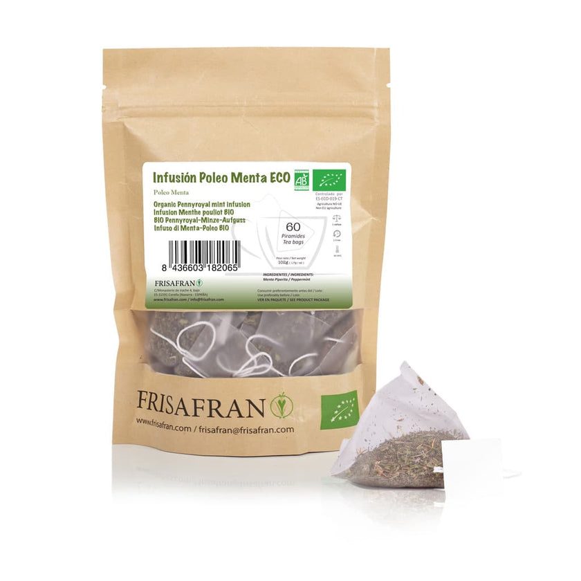 Infusión De Poleo Menta En Pirámides Ecológica | Frisafran 60 Uds_2