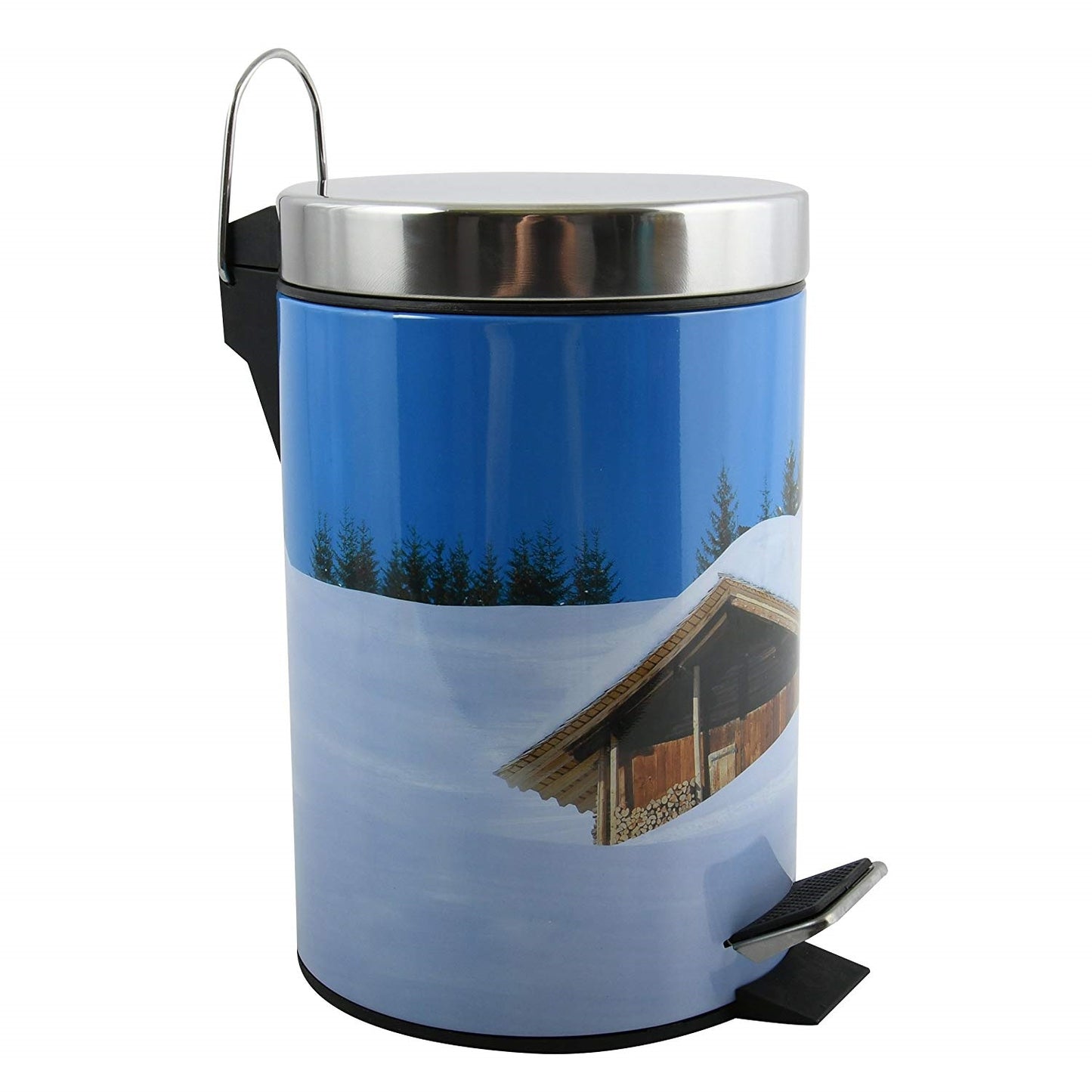 Msv 100527-3 Litros Acero Inoxidable Sepia Cottage Bin
