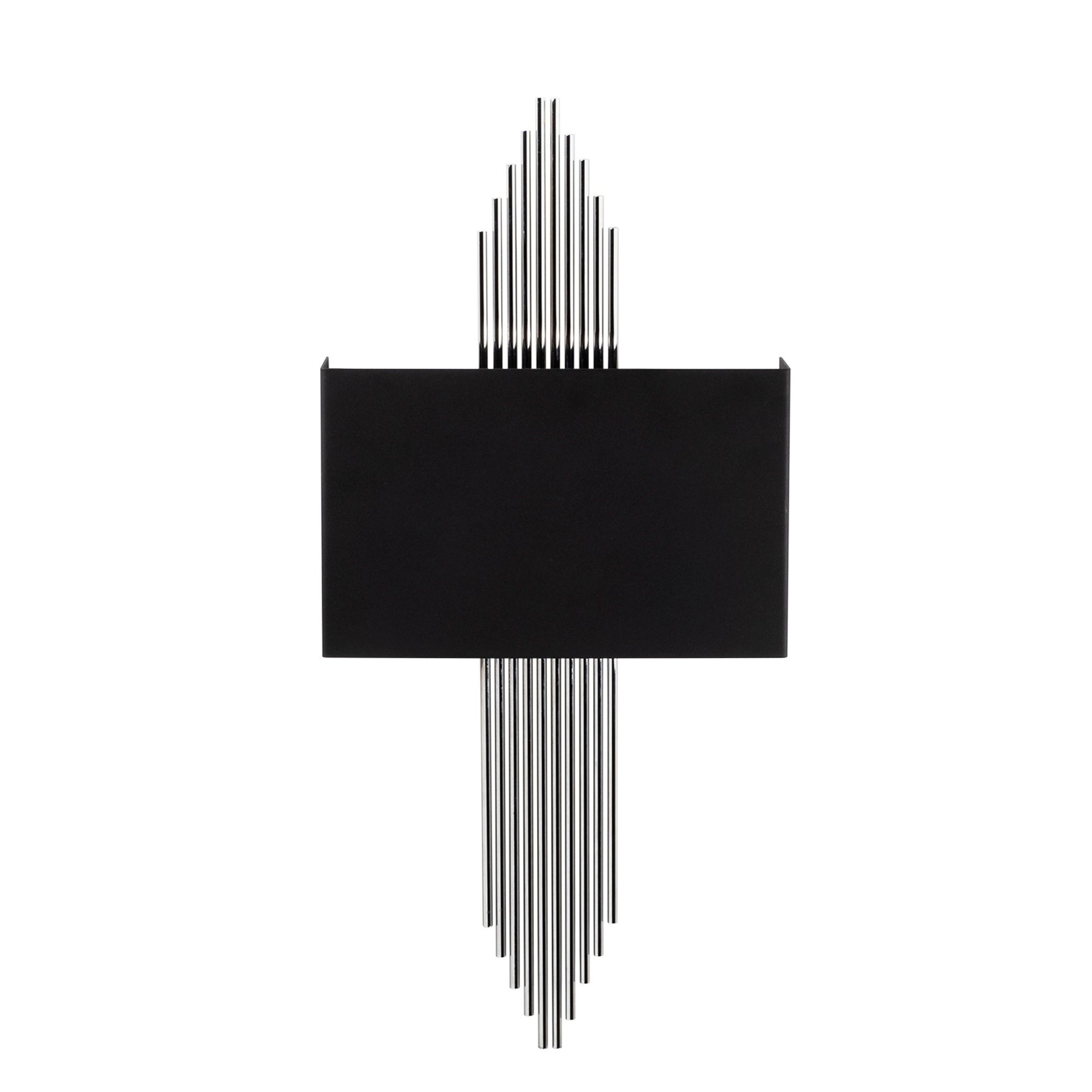 Aplique De Pared Recto, Metal , Negro

plata, 75x10x22, Casquillo E 27 Max 40 W