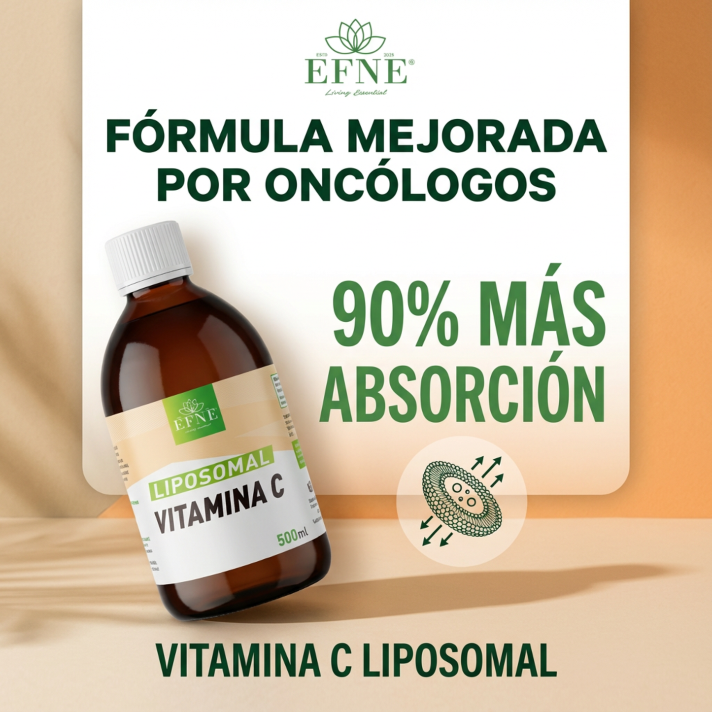 Vitamina C Liposomal Efne | 1050mg (formato 250 Ml)_3