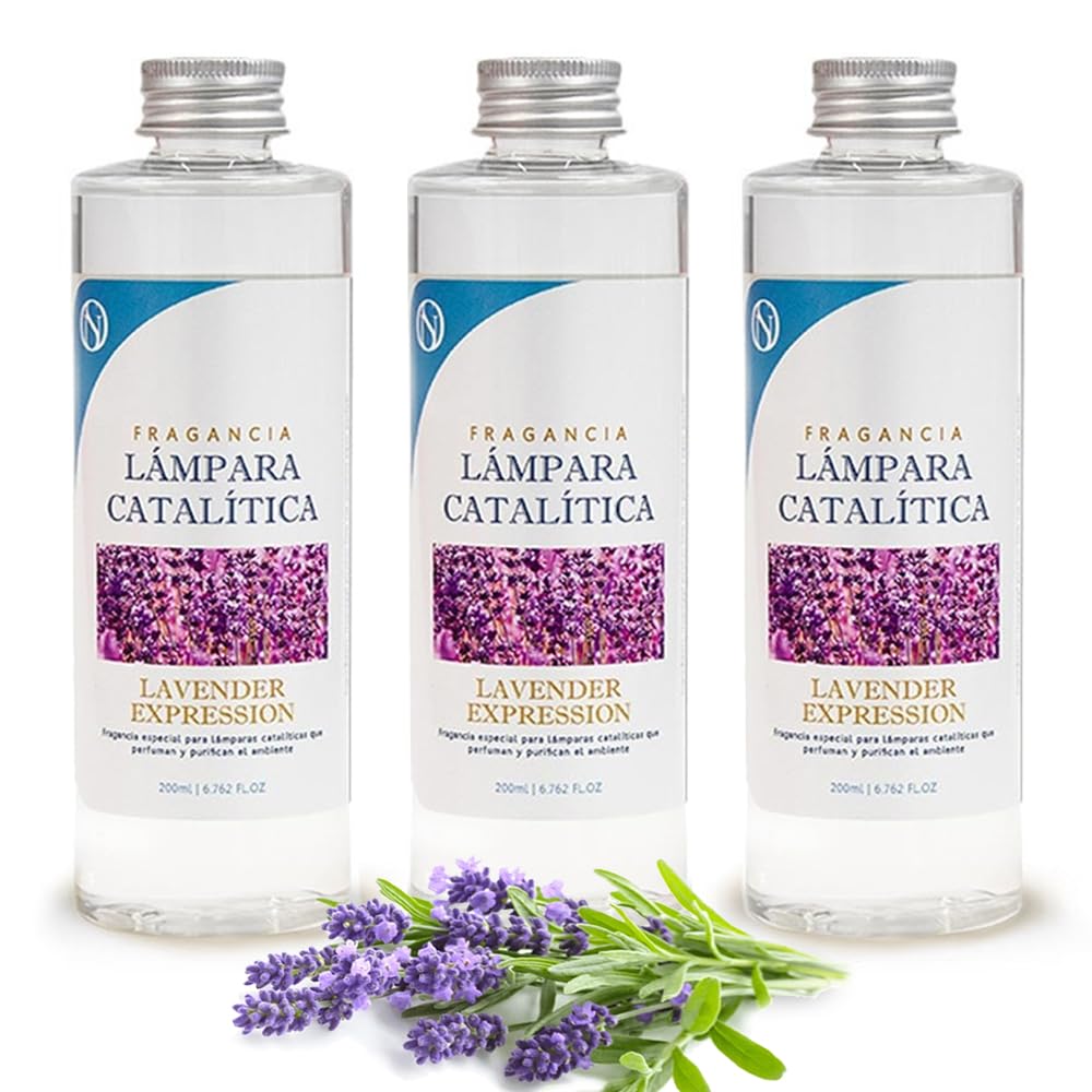 Pack 3x Fragancia Para Lámpara Catalítica 500ml: Aroma Lavender Expression - Disfruta De Tu Aroma Favorito Más Tiempo_0