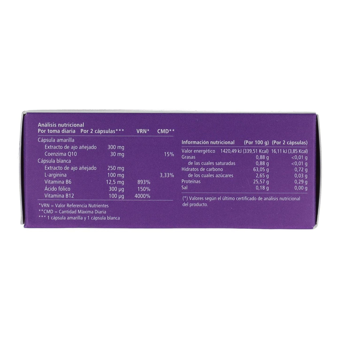 Vitarlic Cardio Vitae 60 Cápsulas 