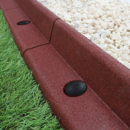 Bordes De Césped Terracota Flexibles Jardín Bordes De Césped Paquete De 24 X 1.2m_2