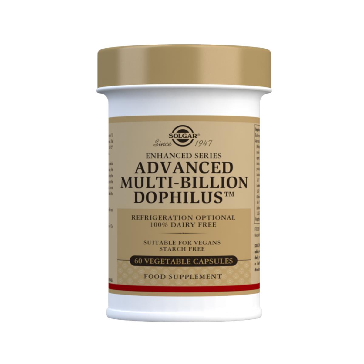 Multi-Billion Advanced Dophilus Solgar 60 cápsulas