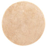 Vidaxl Alfombra Peluda De Pelo Largo Navarra Beige 120x120cm Poliéster