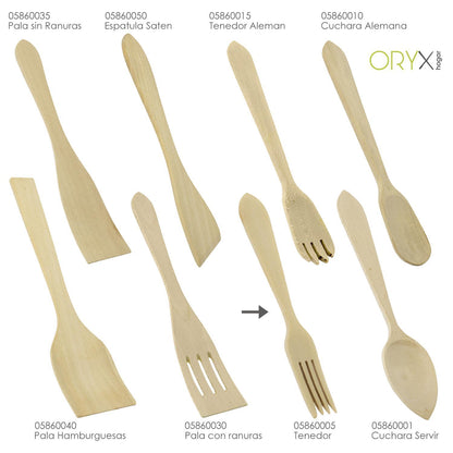 Tenedor Cocina Madera Oryx 30 Cm._2