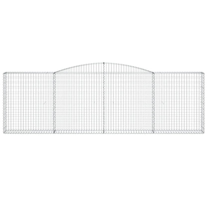Cestas De Gaviones 3 Uds Forma De Arco Hierro 400x30x120/140 Cm_3