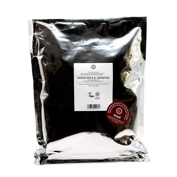 Embalagem de 2x Henna Natural Amla e Jatropha, Khadi, 100 g