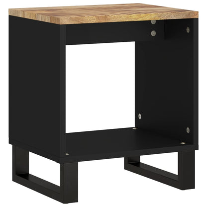 Mesa De Centro Madera Maciza Mango Y Contrachapada 40x31x46 Cm_3