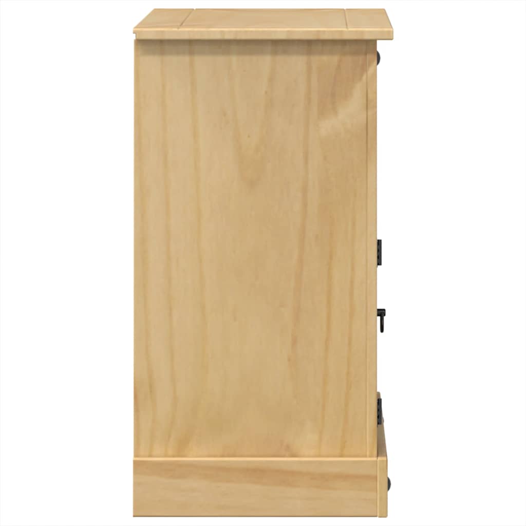 Aparador Corona Madera Maciza De Pino 87x40x76 Cm / Vetonek_5