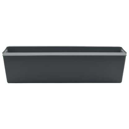Cajas De Flores Para Palets Euro 24 Uds. Gris Polipropileno_3