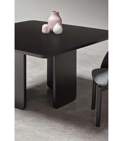Mesa Cuadrada Para Cocina O Comedor Modelo Arq Acabado Negro, 137cm(ancho) 75cm(alto) 137c_2