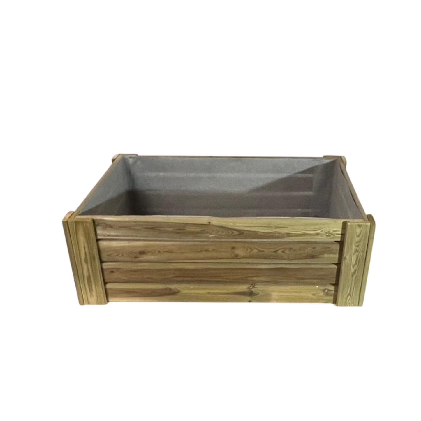 Cajón De Cultivo Natura. Altura De 40 Cm. Sin Base. Vidahuerto 120x120x40 Cm._3