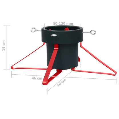 Vidaxl Soporte Para Árbol De Navidad Verde Y Rojo 46x46x19 Cm_2
