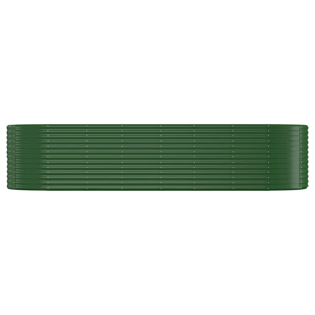 Jardinera Arriate Acero Galvanizado Verde 322x100x68 Cm_2