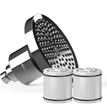 Pacote de chuveiro com filtro anual ShowerPro Rain SMR Tappwater