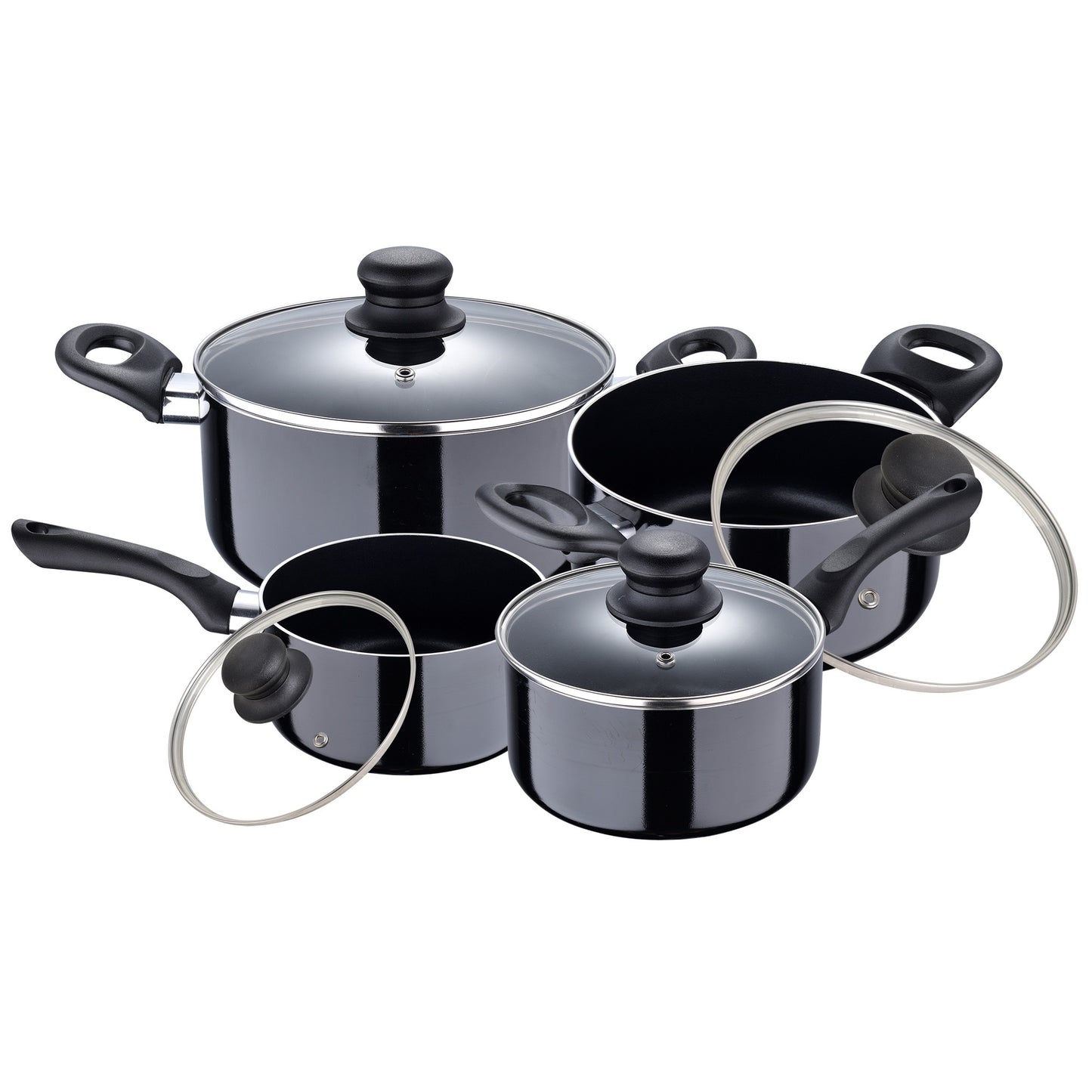 Juego De Batería De Cocina En Aluminio Prensado + Set De 3pc De Utensilios De Cocina Bamboo_3