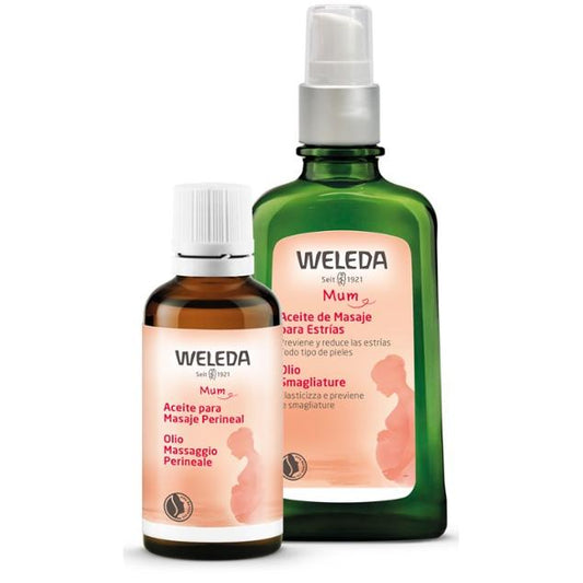 Kit para a Gravidez: Óleo de Massagem Perineal + Óleo de Massagem para Estrias