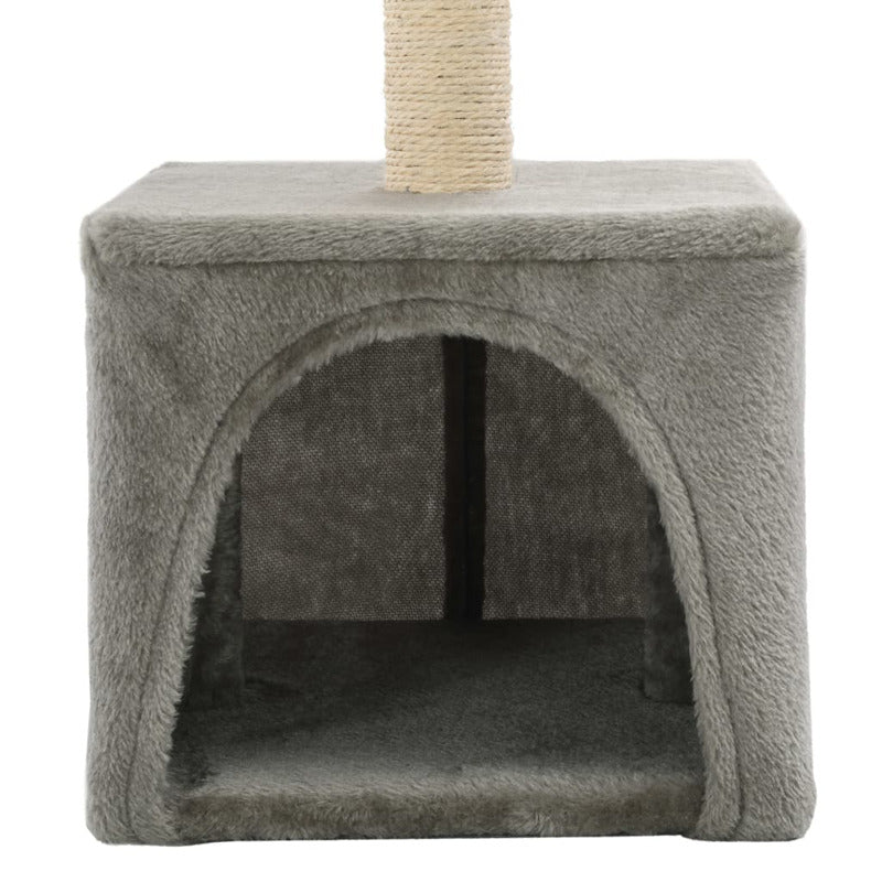 Vidaxl Rascador Para Gatos Con Poste De Sisal 55 Cm Gris_5