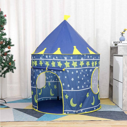 Well Home Tienda De Juego De Castillo De Caballero Azul Ø105x125cm_3