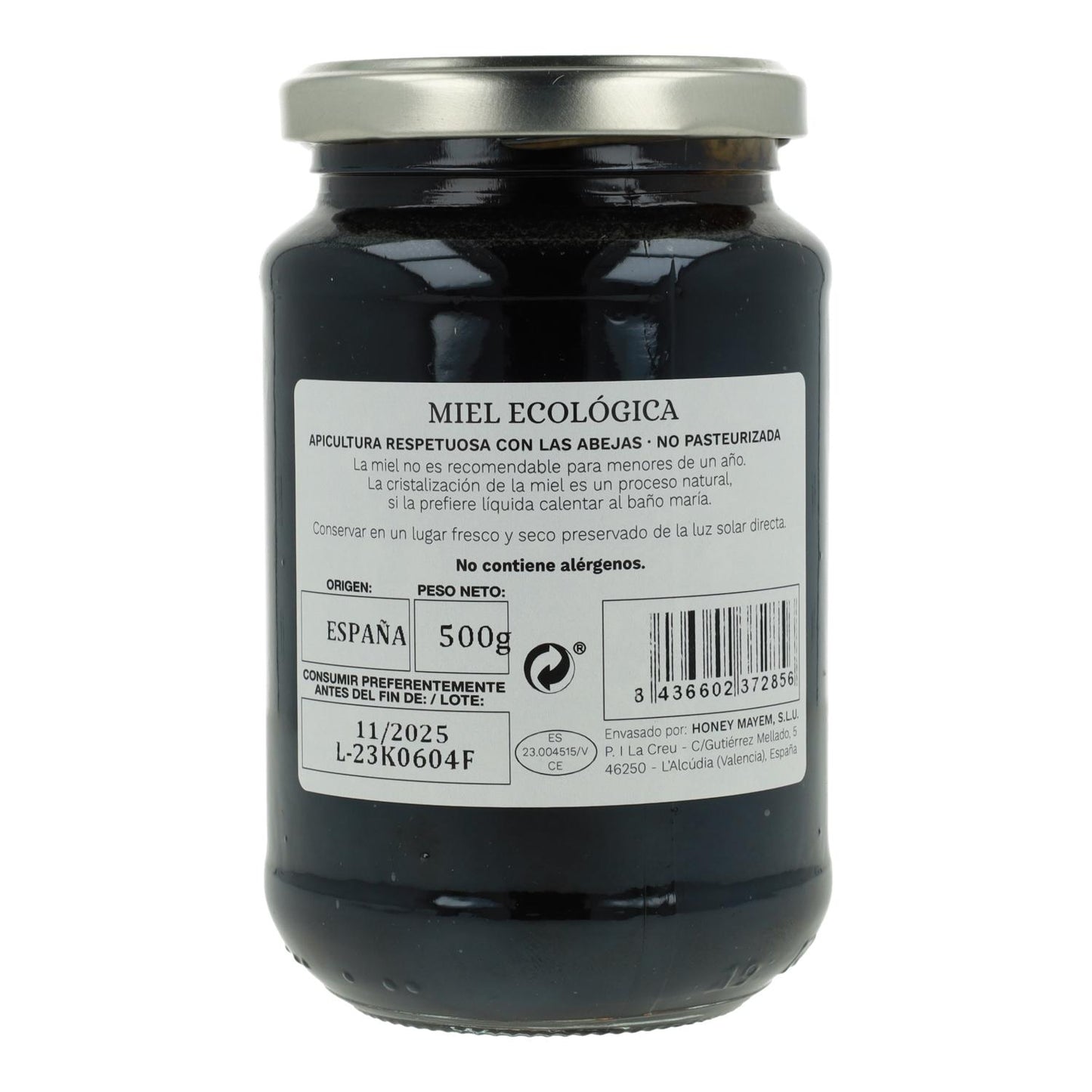 Mel florestal biológico Mayem 500 g