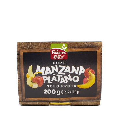Maxitos Puré de Maçã e Banana La Finestra Sul Cielo 200 gr
