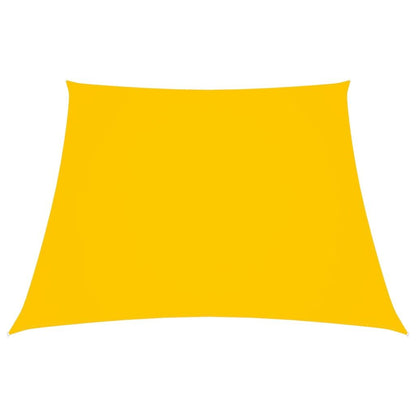Vidaxl Toldo De Vela Tela Oxford Trapecio Amarillo 2/4x3 M_0