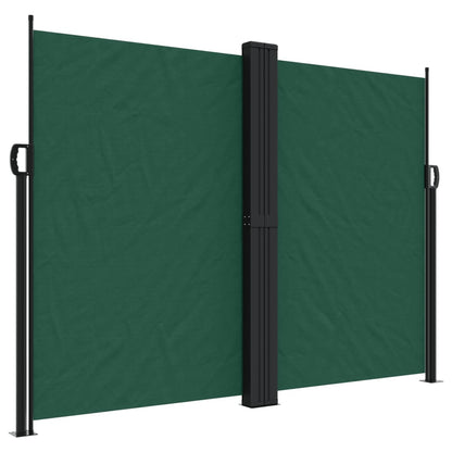 Vidaxl Toldo Lateral Retráctil Verde Oscuro 180x1000 Cm_0
