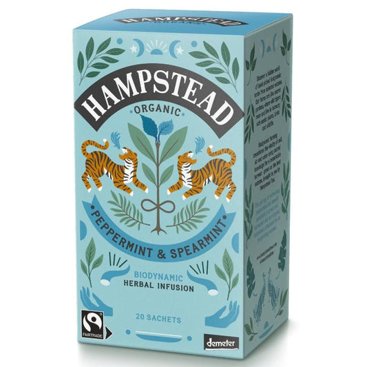 Chá de hortelã-pimenta Hampstead 20 saquetas