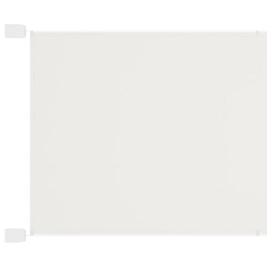 Vidaxl Toldo Vertical Blanco 100x600 Cm Tela Oxford_0