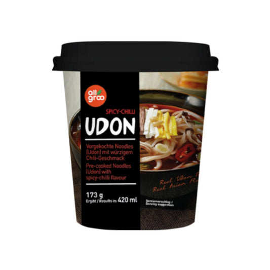 Copo de massa udon, pimento picante Allgroo 173g