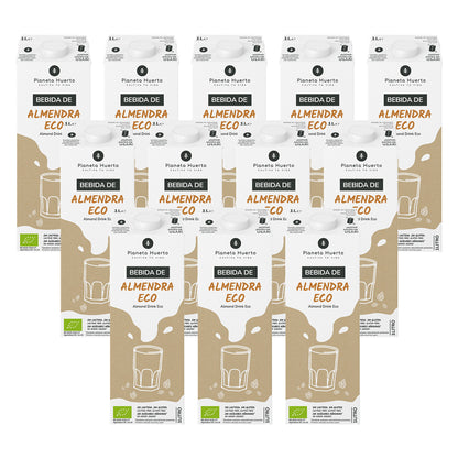 Pack de 12 Bebidas Planeta Huerto Eco Amêndoa 1L
