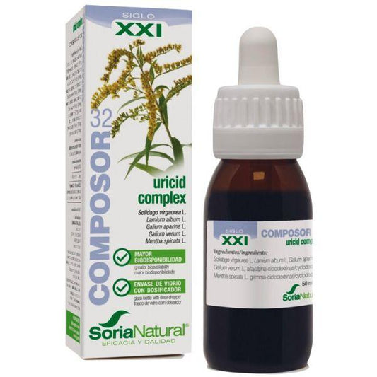 Composor 32 Uricid Complex Sxxi Soria Natural 50 ml