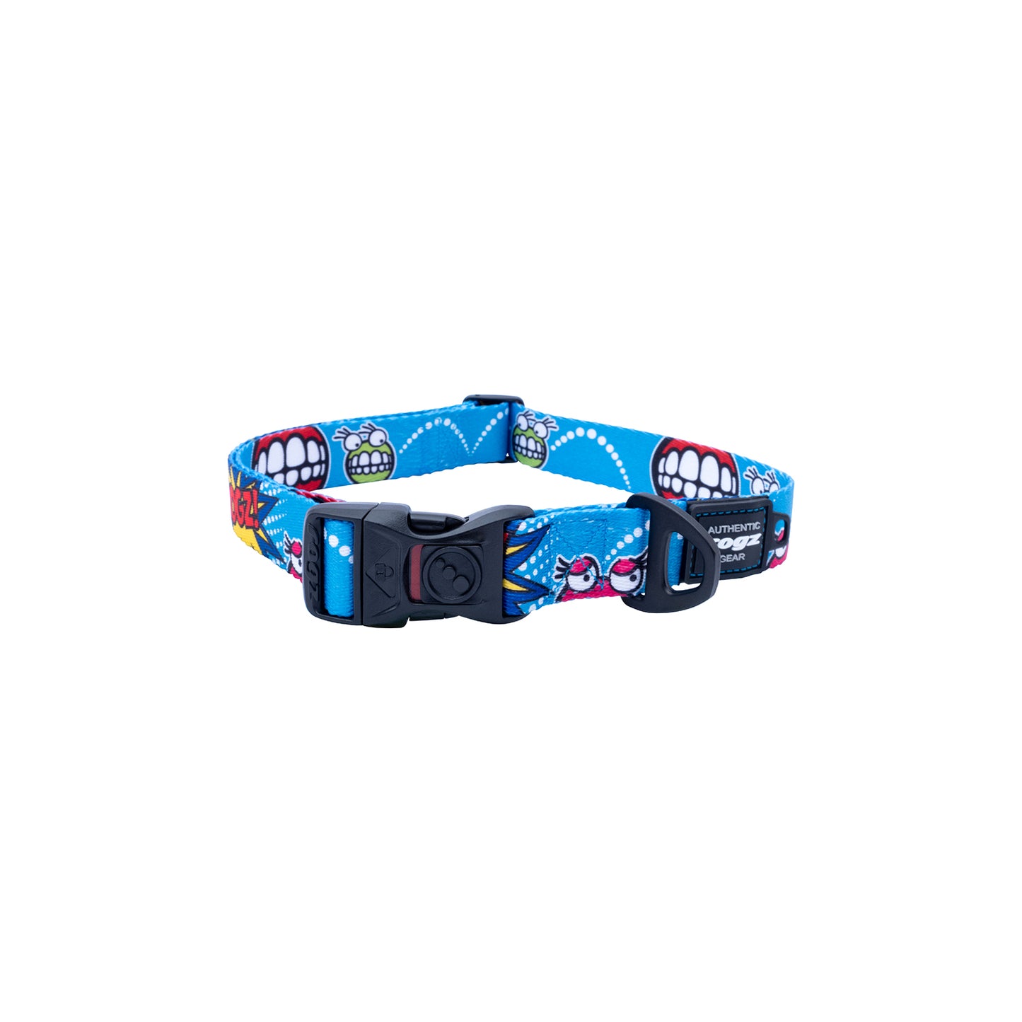 Collar Para Perro, Modelo Fusion De Rogz, Estampado Comic Azul. Talla Xl (39-64kg)_3