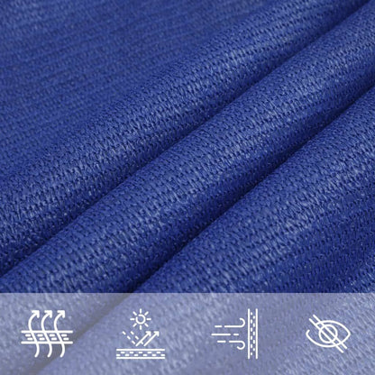 Vidaxl Toldo De Vela Cuadrado Hdpe Azul 160 G/m² 4x4 M_4