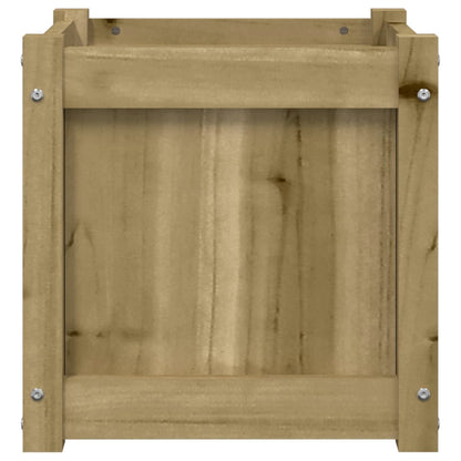 Jardinera Madera Maciza De Pino Impregnada 40x40x40 Cm_4